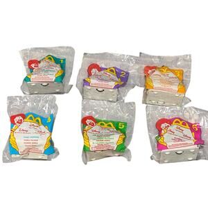 1998 McDonalds Happy Meal Disney Video Favorites Toys Complete Set of 6